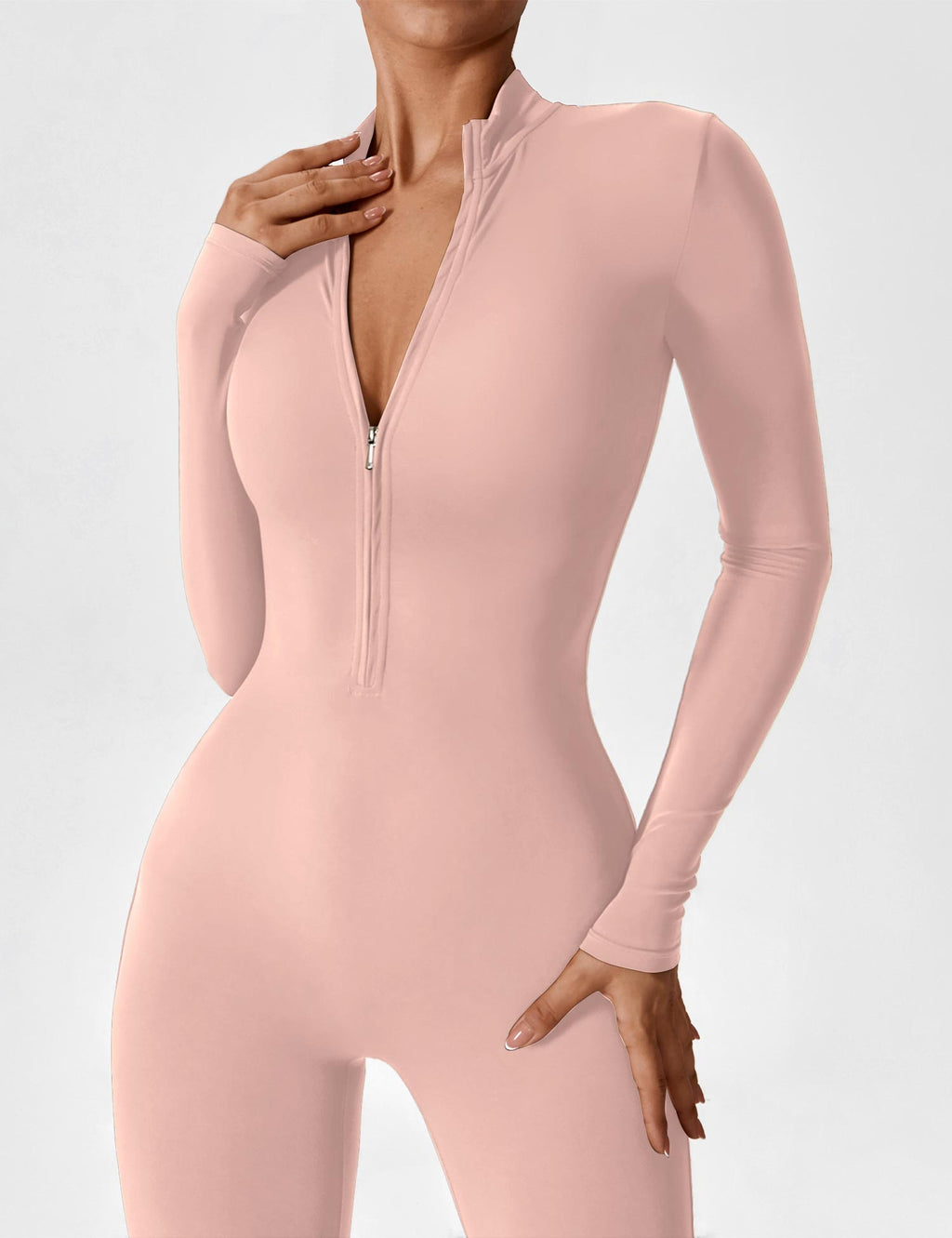 Yeoreo jumpsuit met lange mouwen en rits