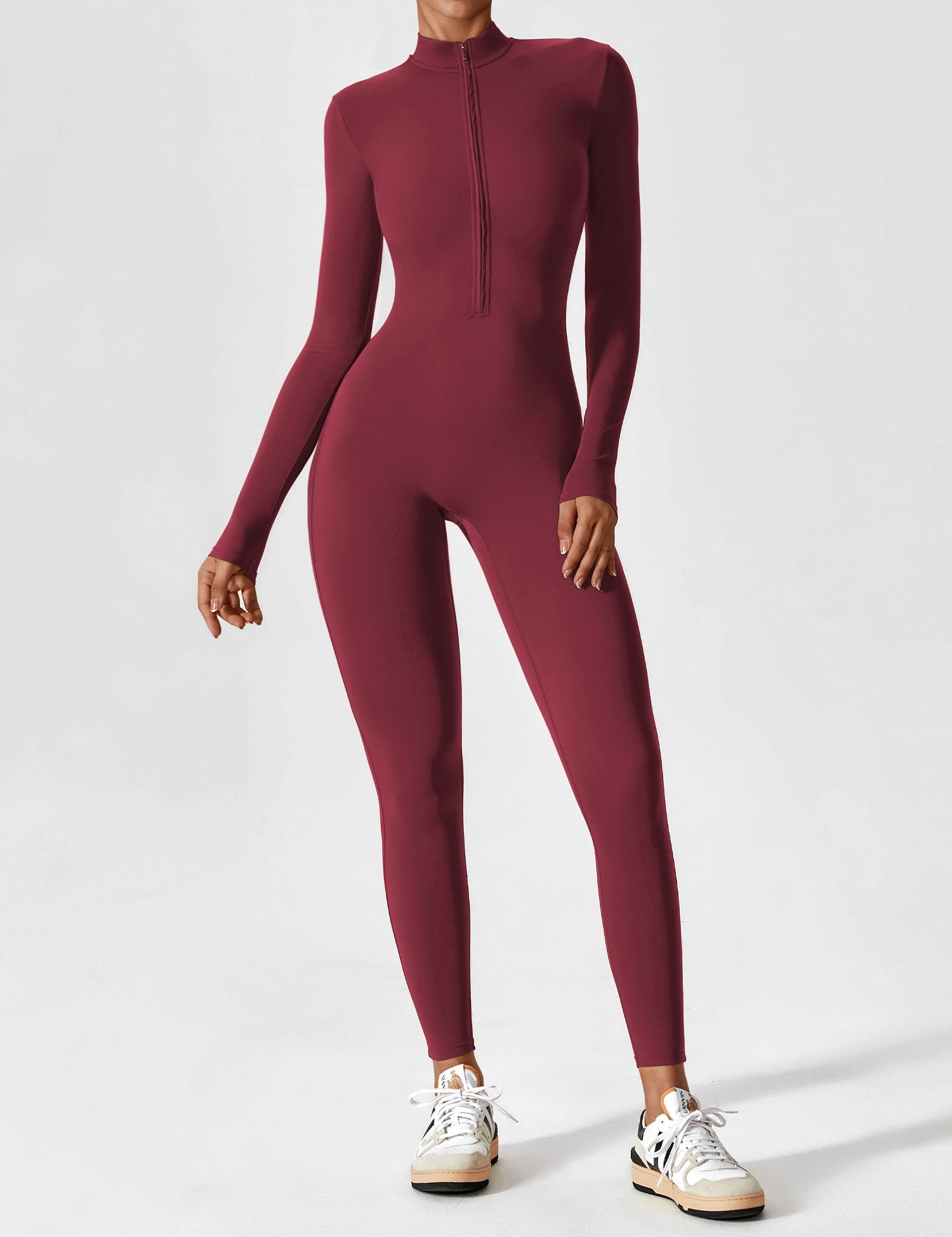 Yeoreo jumpsuit met lange mouwen en rits