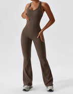 Yeoreo Rugloze Uitlopende Jumpsuit