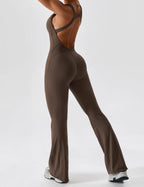 Yeoreo Rugloze Uitlopende Jumpsuit