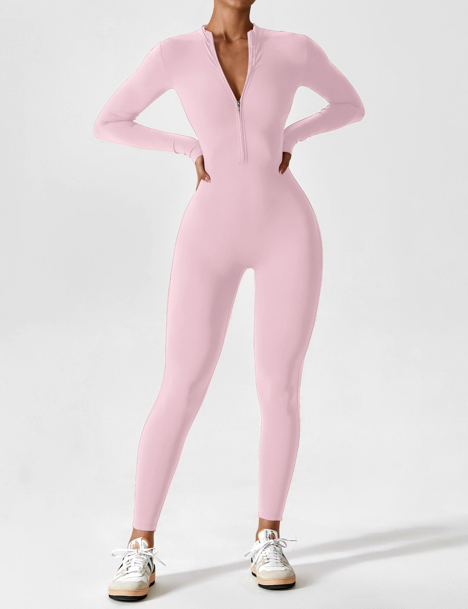 Yeoreo jumpsuit met lange mouwen en rits