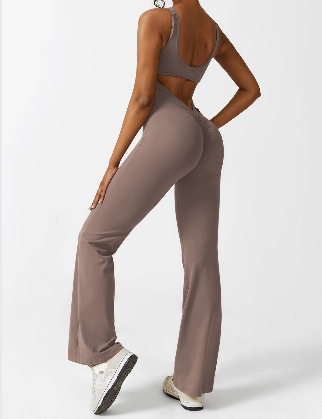 Yeoreo Lizvette uitlopende jumpsuit