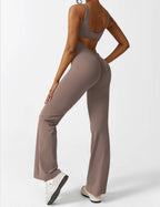 Yeoreo Lizvette uitlopende jumpsuit