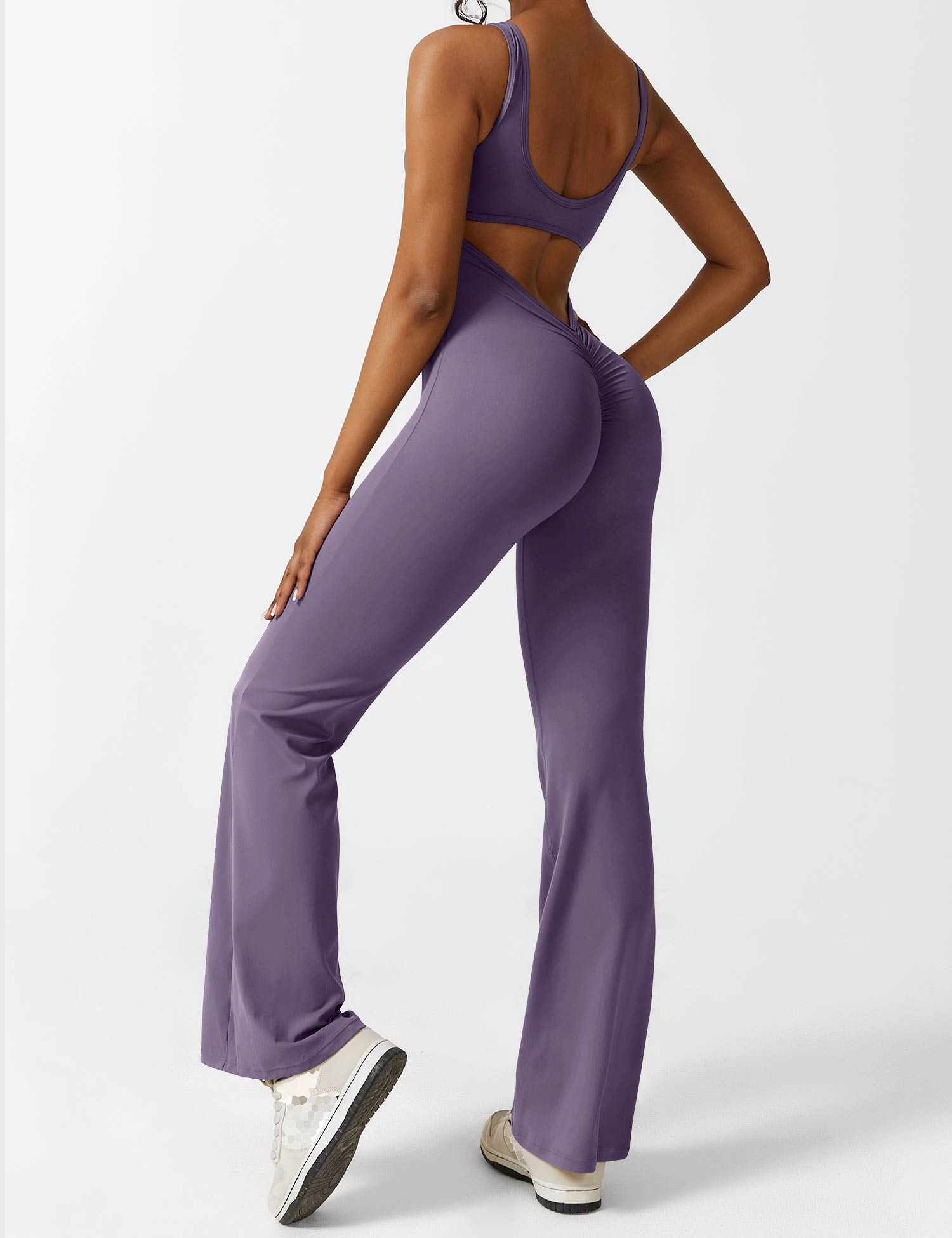Yeoreo Lizvette uitlopende jumpsuit