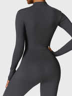 Yeoreo Belle Fleece jumpsuit met lange mouwen en rits
