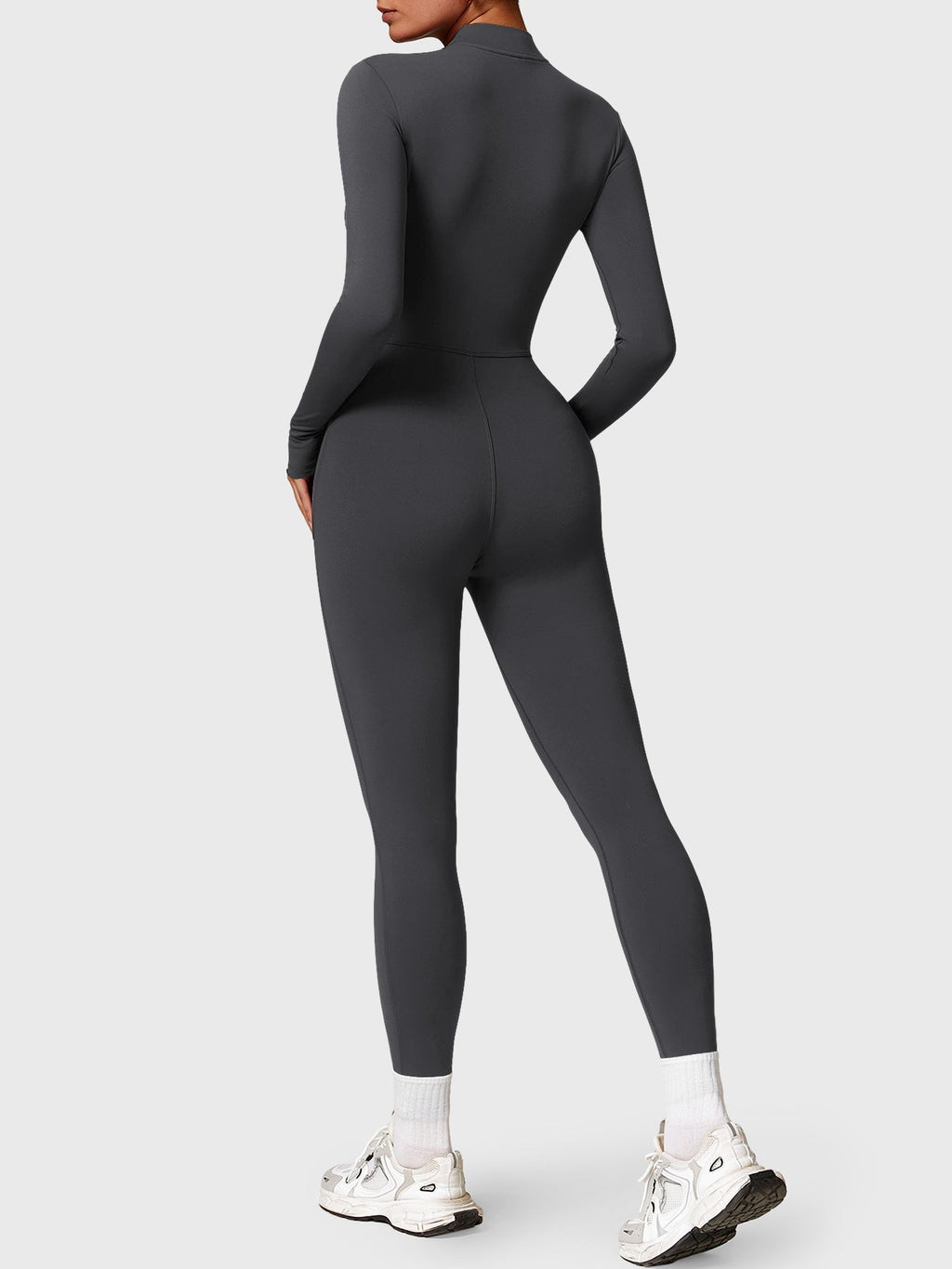 Yeoreo Belle Fleece jumpsuit met lange mouwen en rits