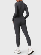 Yeoreo Belle Fleece jumpsuit met lange mouwen en rits