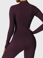 Yeoreo Belle Fleece jumpsuit met lange mouwen en rits