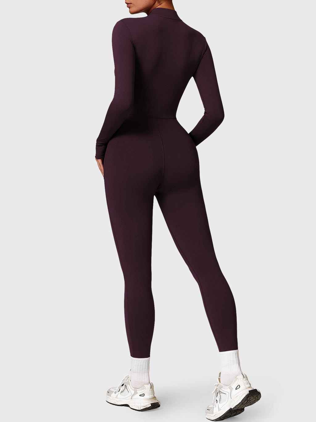 Yeoreo Belle Fleece jumpsuit met lange mouwen en rits