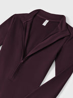 Yeoreo Belle Fleece jumpsuit met lange mouwen en rits