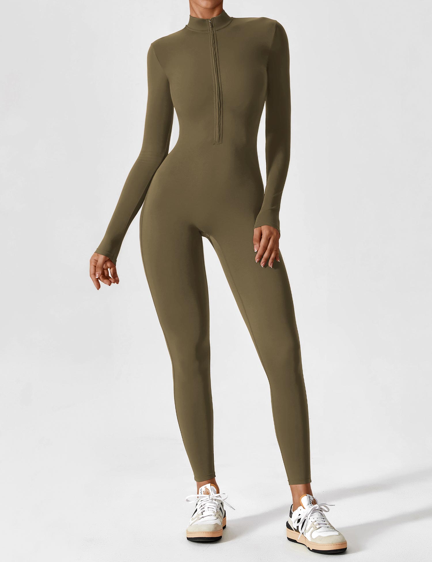 Yeoreo jumpsuit met lange mouwen en rits