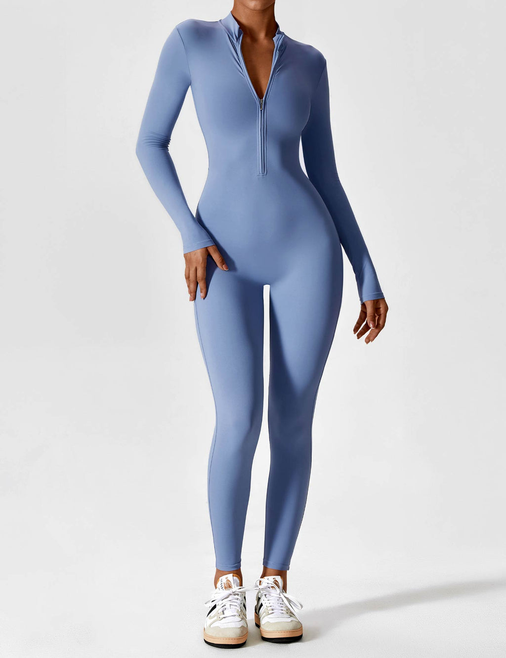 Yeoreo jumpsuit met lange mouwen en rits