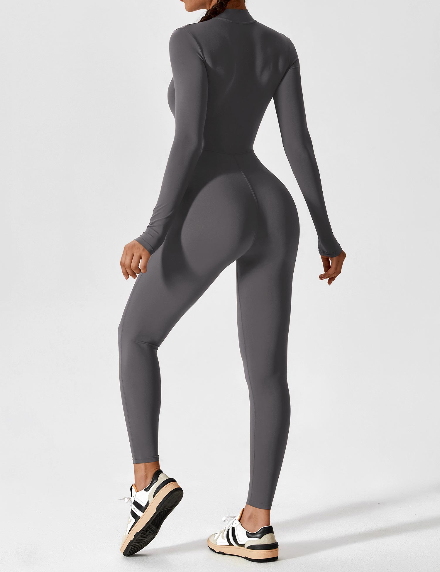 Yeoreo jumpsuit met lange mouwen en rits