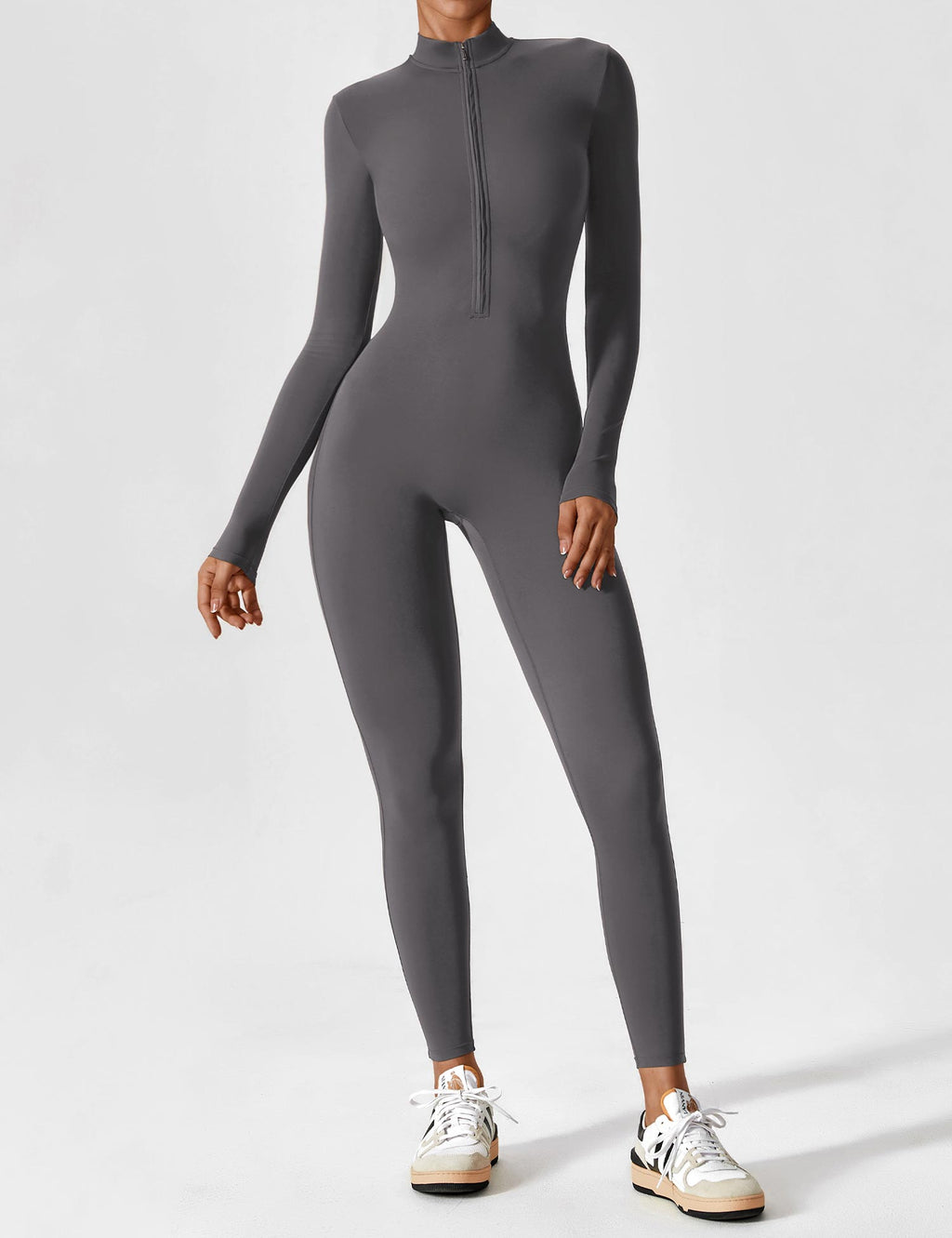 Yeoreo jumpsuit met lange mouwen en rits