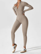 Yeoreo jumpsuit met lange mouwen en rits