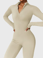 Yeoreo Belle Fleece jumpsuit met lange mouwen en rits