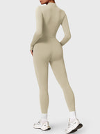 Yeoreo Belle Fleece jumpsuit met lange mouwen en rits