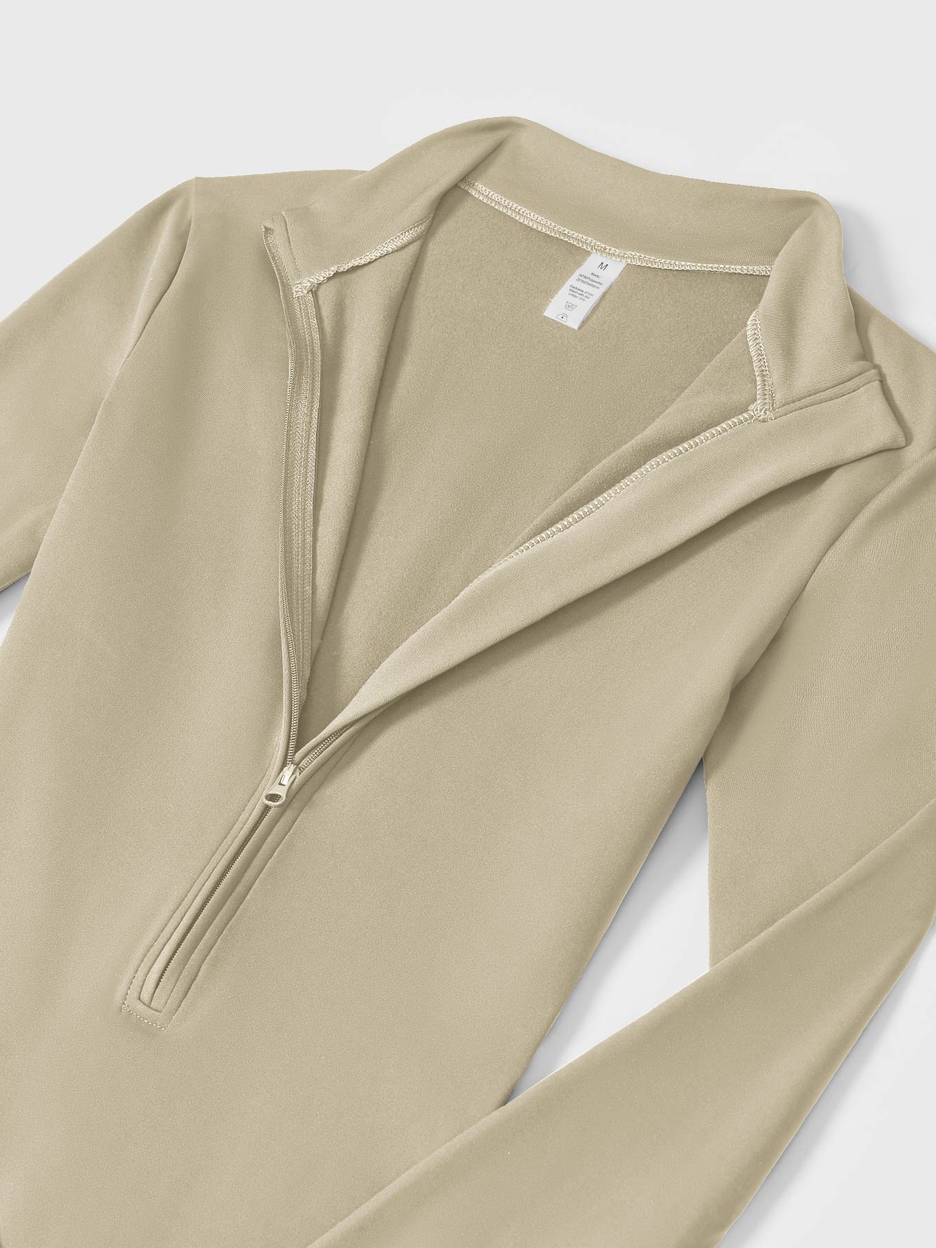 Yeoreo Belle Fleece jumpsuit met lange mouwen en rits