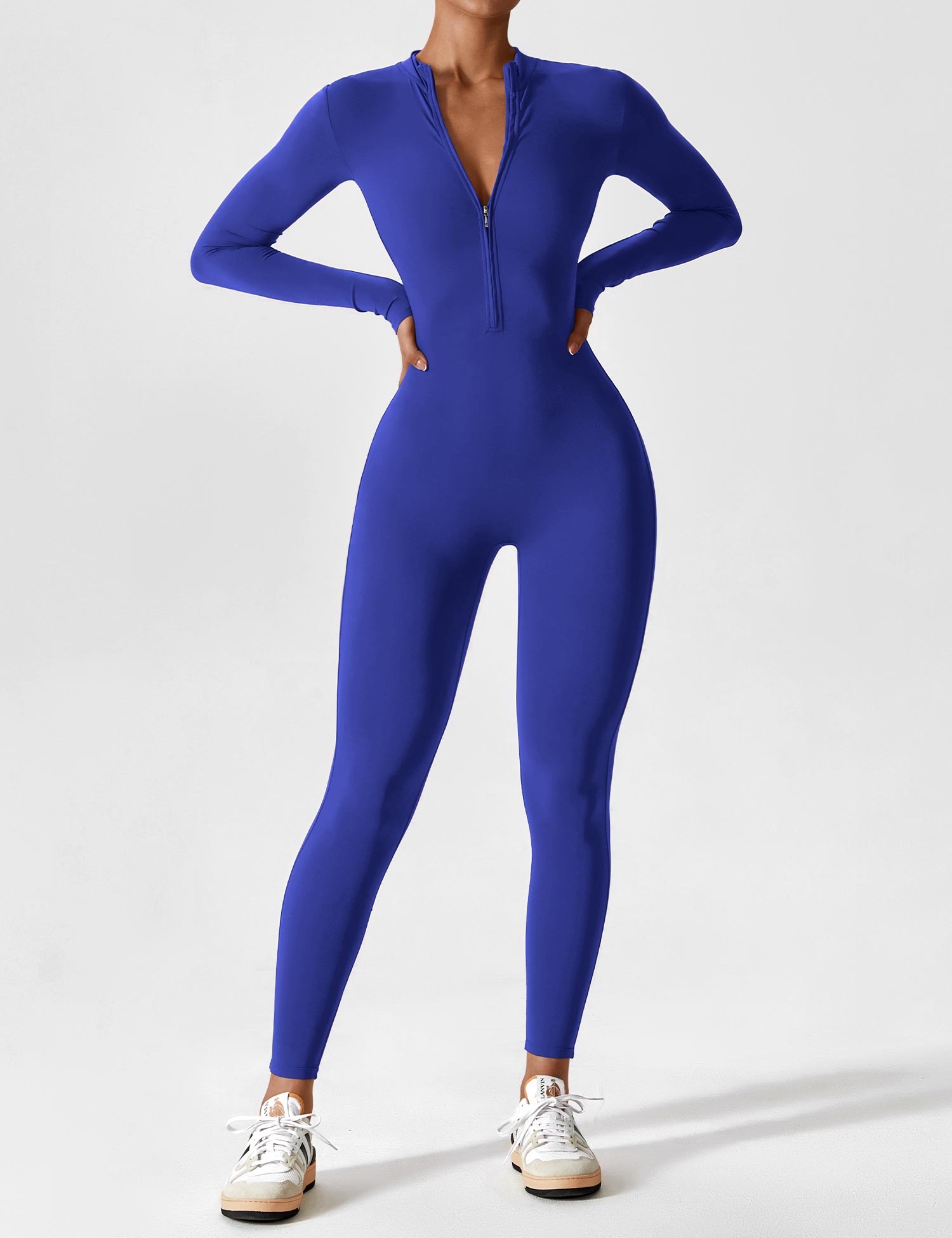 Yeoreo jumpsuit met lange mouwen en rits