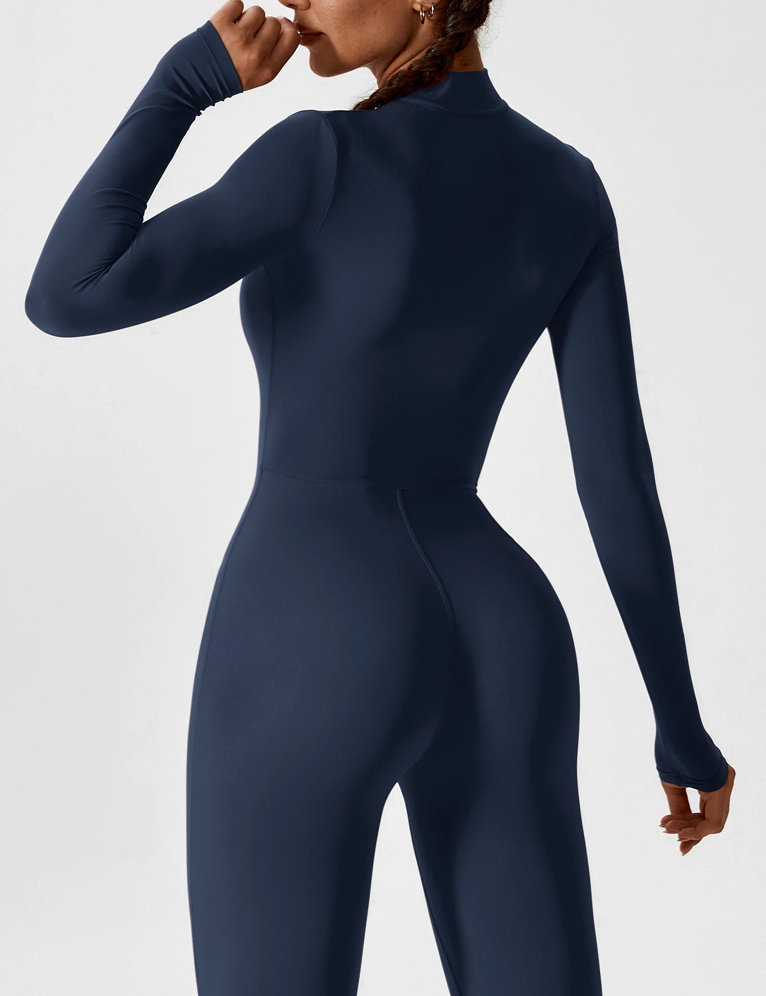 Yeoreo jumpsuit met lange mouwen en rits