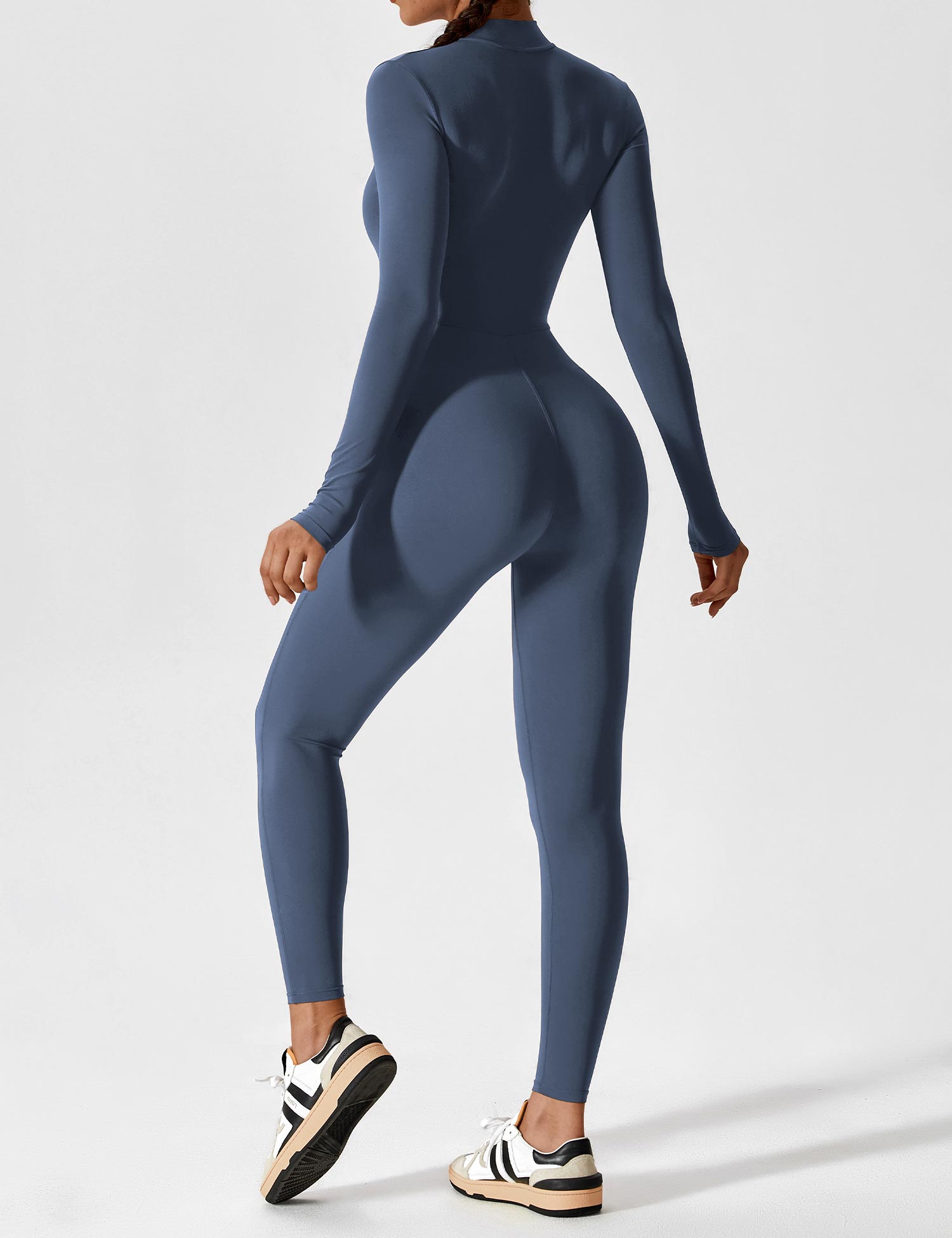 Yeoreo jumpsuit met lange mouwen en rits