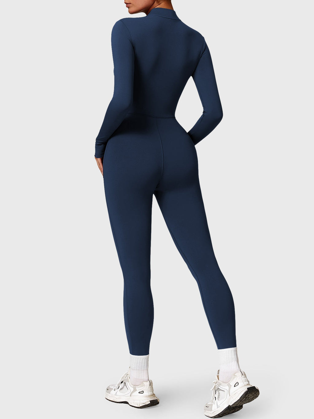 Yeoreo Belle Fleece jumpsuit met lange mouwen en rits