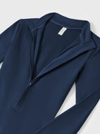 Yeoreo Belle Fleece jumpsuit met lange mouwen en rits