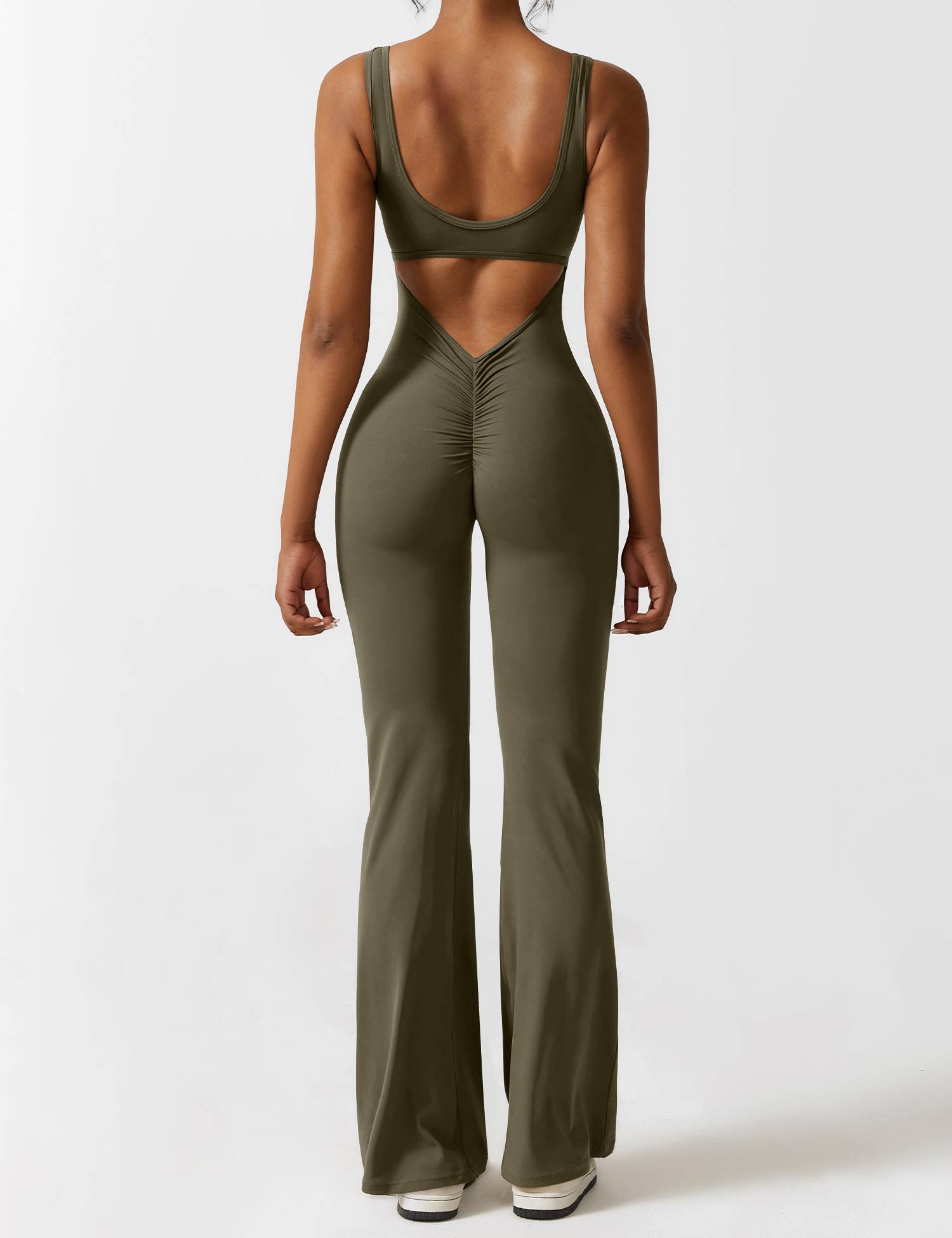 Yeoreo Lizvette uitlopende jumpsuit