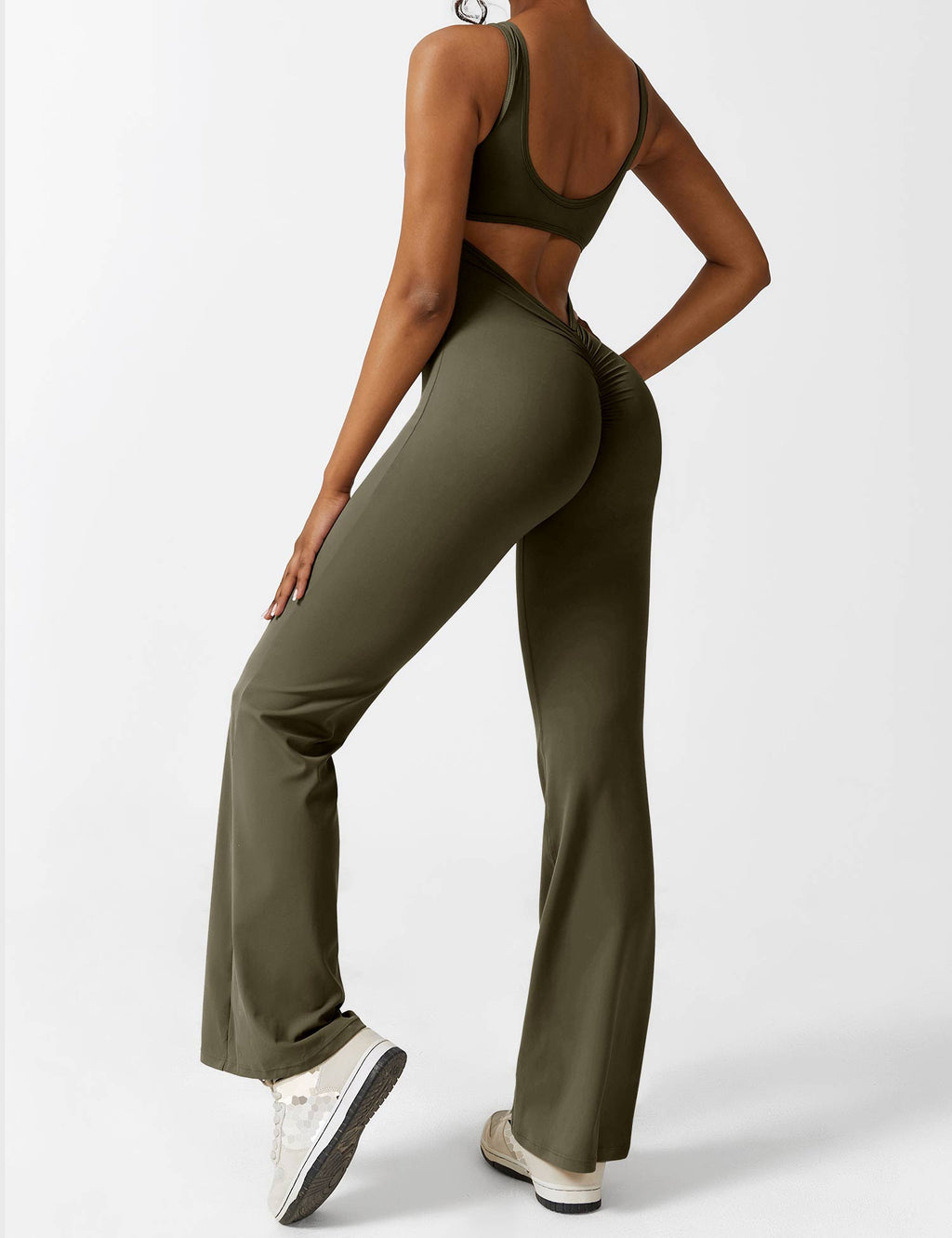 Yeoreo Lizvette uitlopende jumpsuit