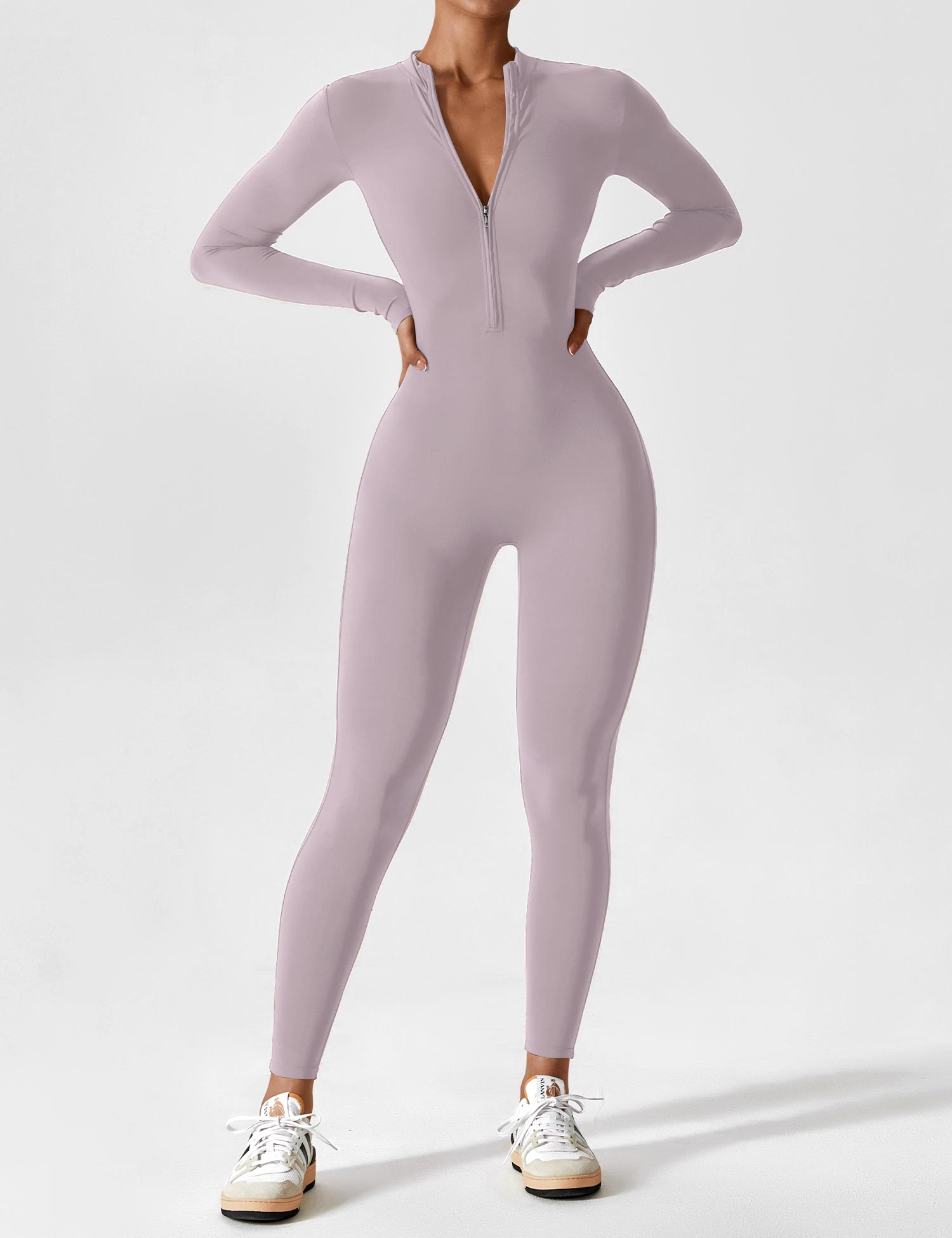 Yeoreo jumpsuit met lange mouwen en rits