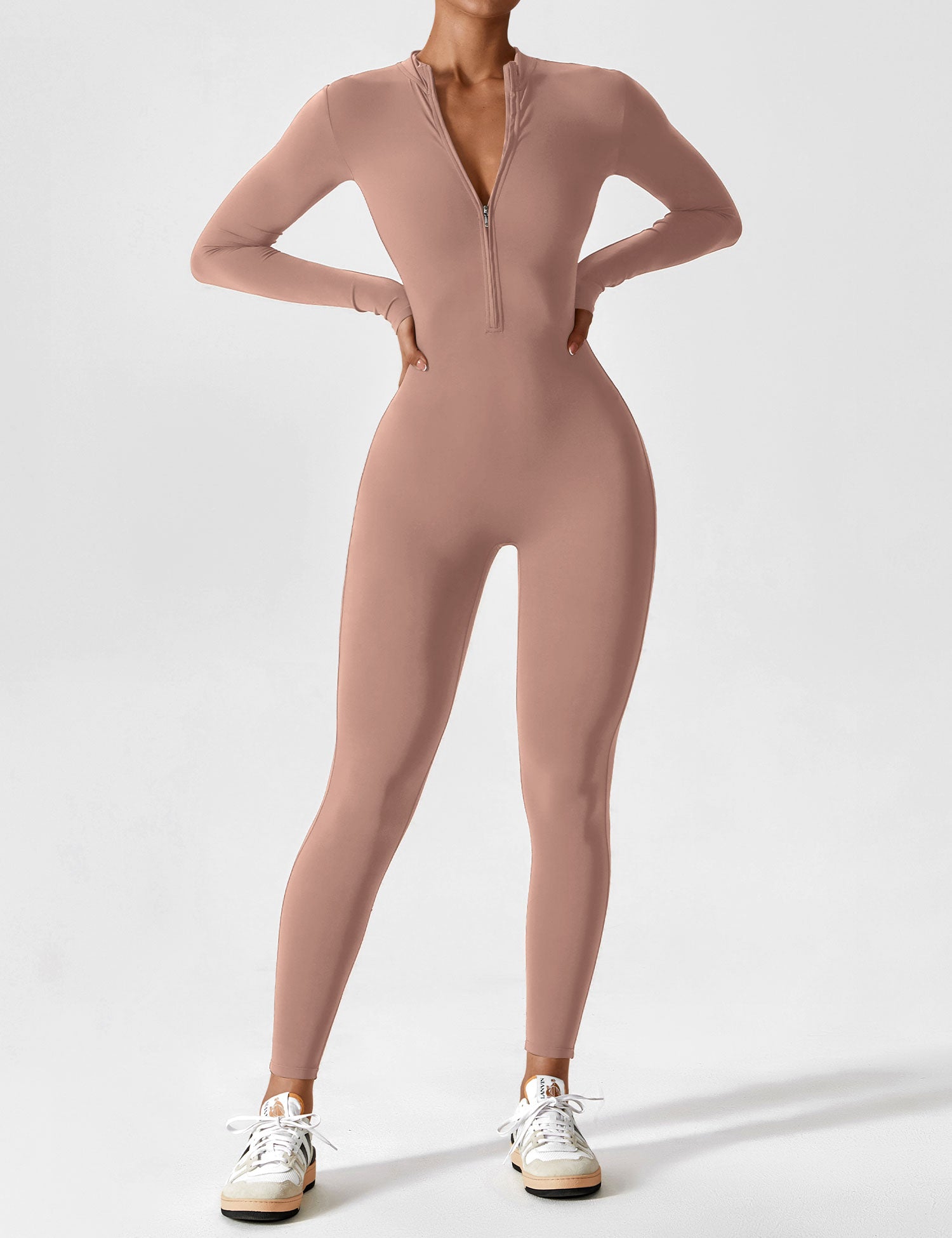 Yeoreo jumpsuit met lange mouwen en rits