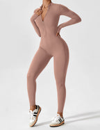 Yeoreo jumpsuit met lange mouwen en rits