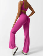 Yeoreo Lizvette uitlopende jumpsuit
