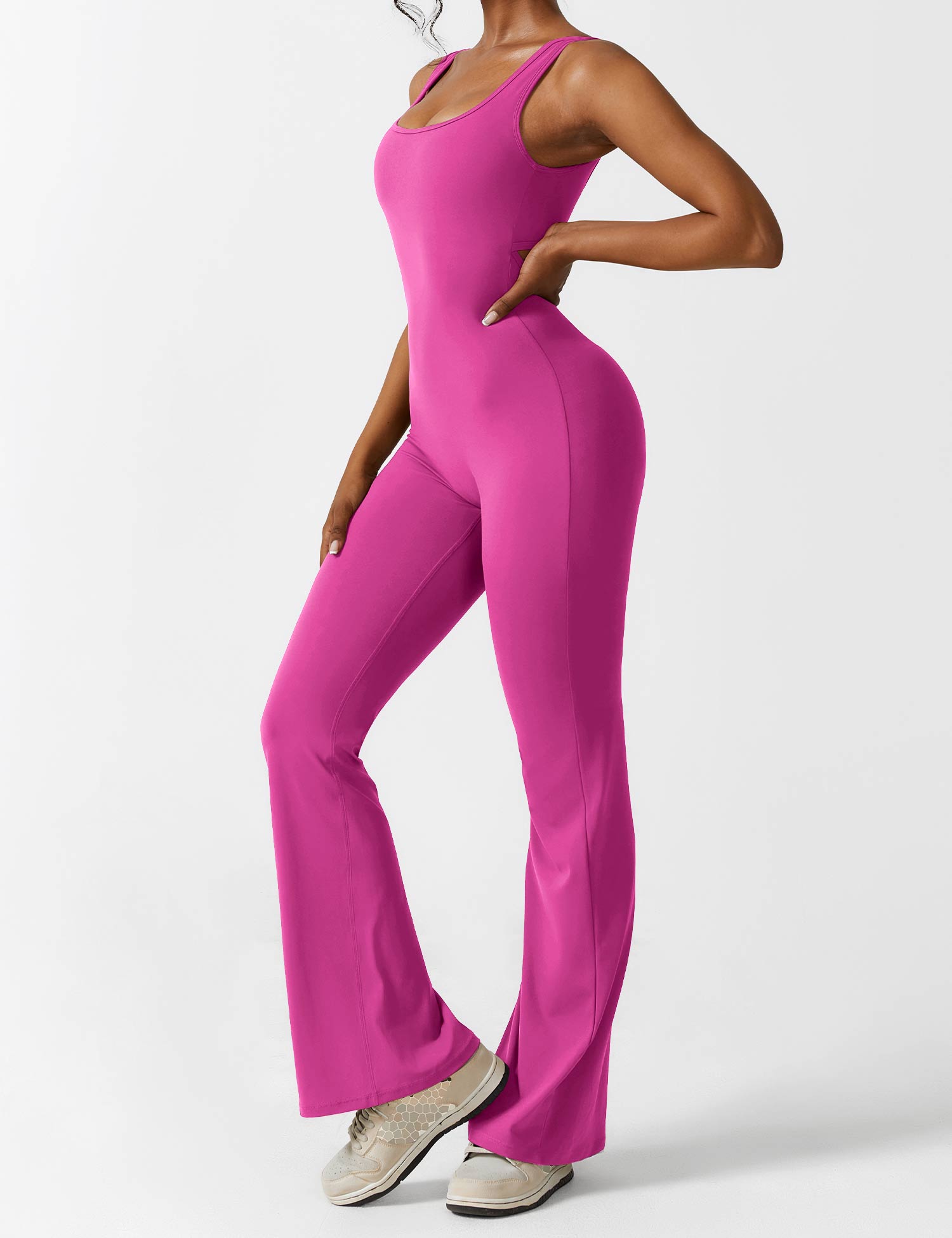 Yeoreo Lizvette uitlopende jumpsuit