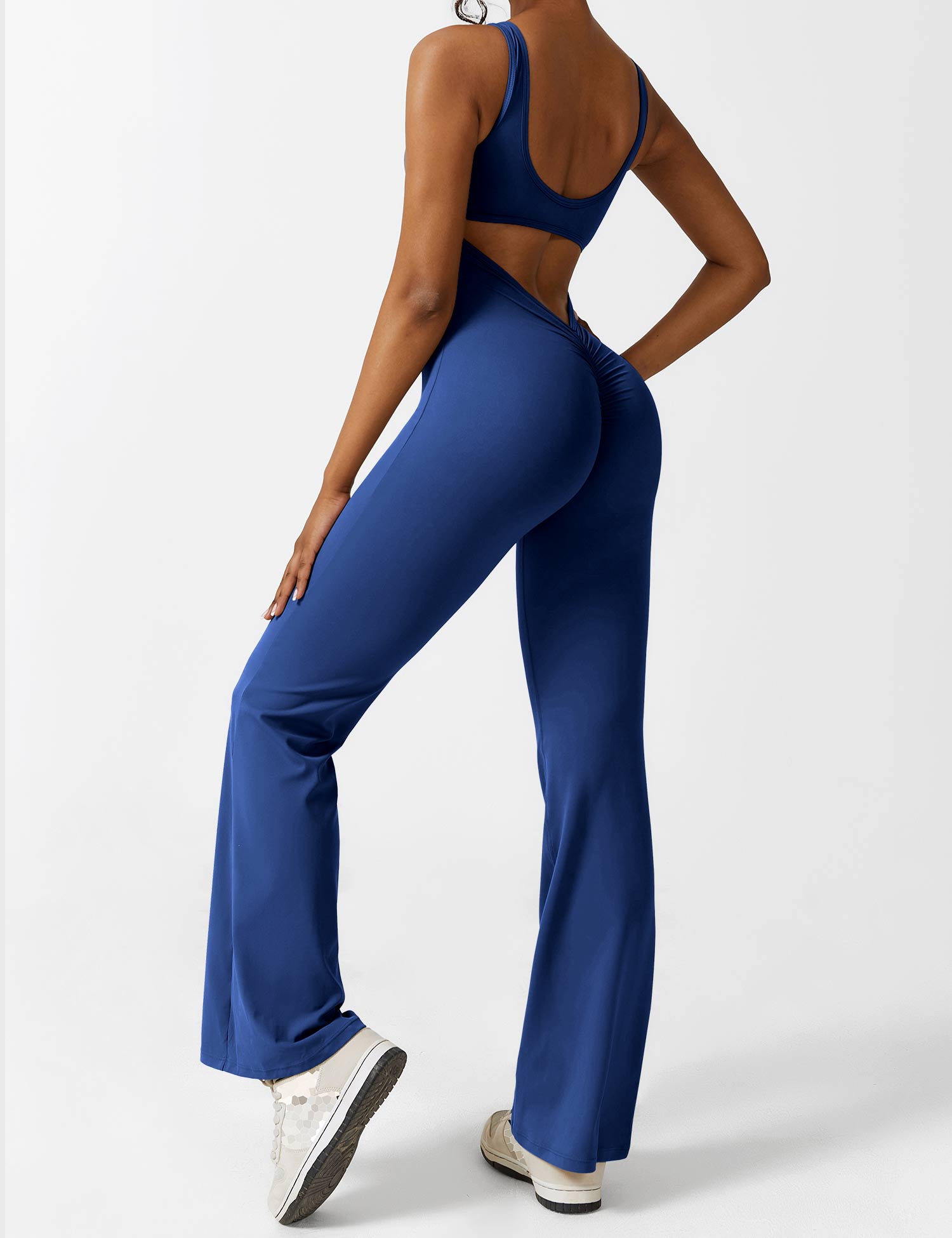 Yeoreo Lizvette uitlopende jumpsuit