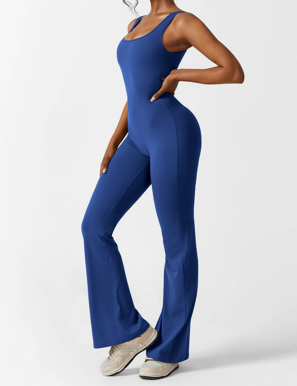 Yeoreo Lizvette uitlopende jumpsuit
