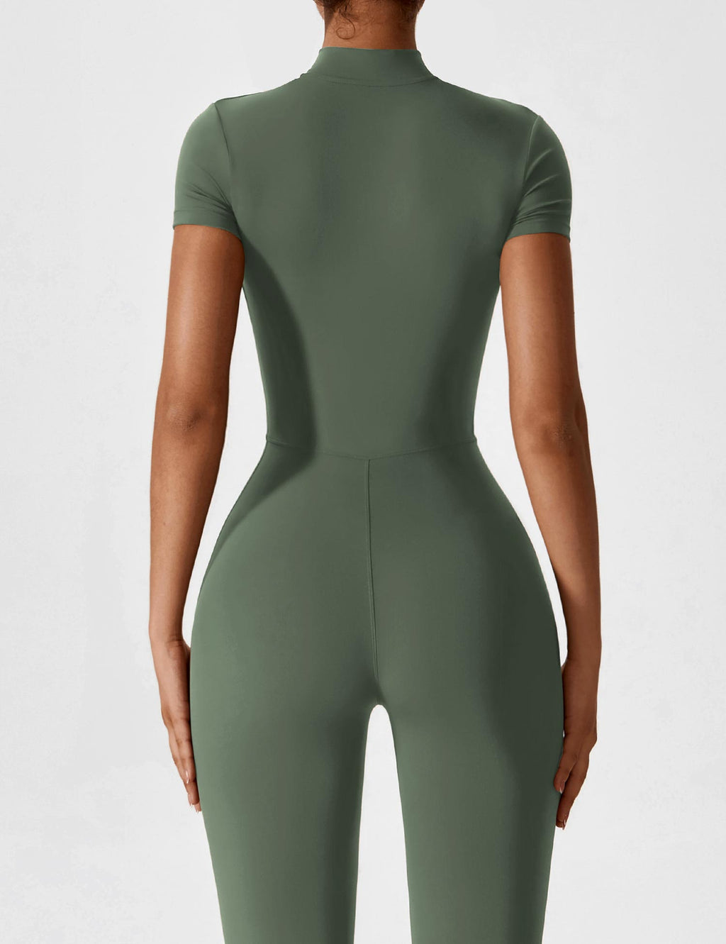 Yeoreo jumpsuit met lange mouwen/korte mouwen en rits