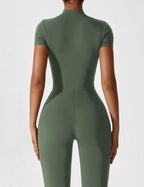 Yeoreo jumpsuit met lange mouwen/korte mouwen en rits