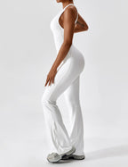 Yeoreo Rugloze Uitlopende Jumpsuit