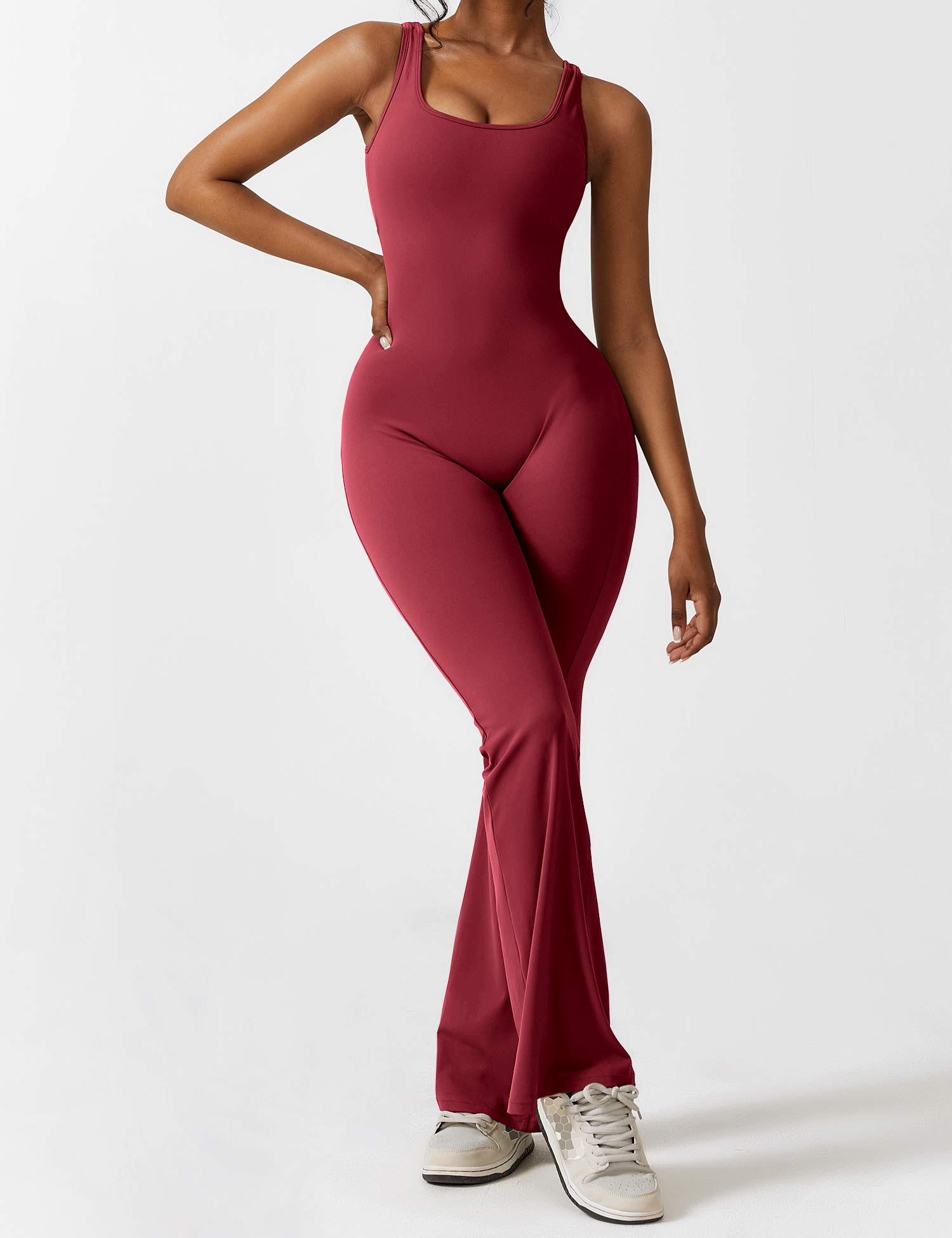 Yeoreo Lizvette uitlopende jumpsuit