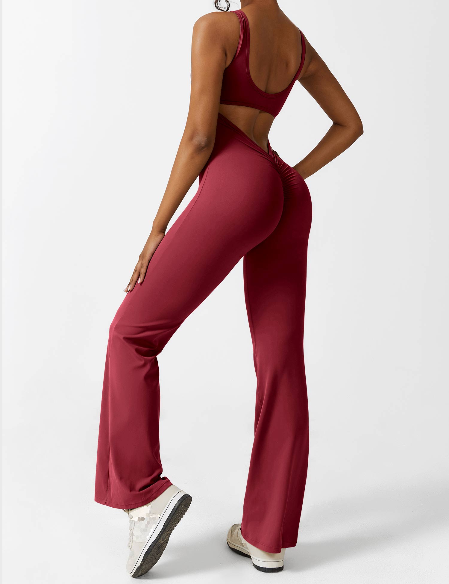 Yeoreo Lizvette uitlopende jumpsuit