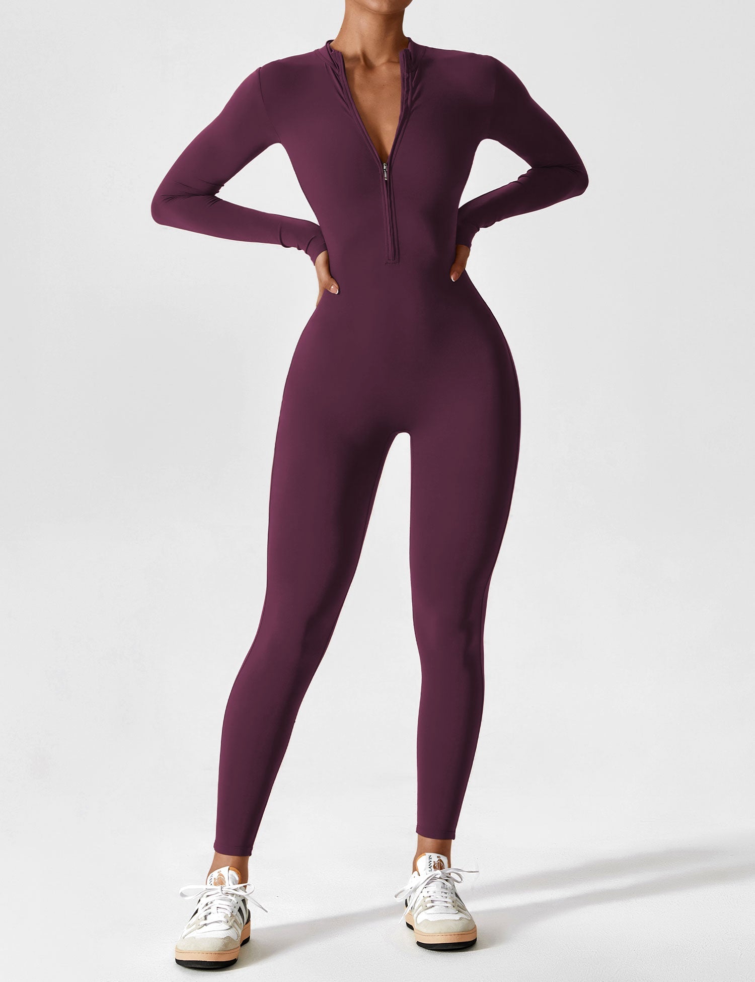 Yeoreo jumpsuit met lange mouwen en rits