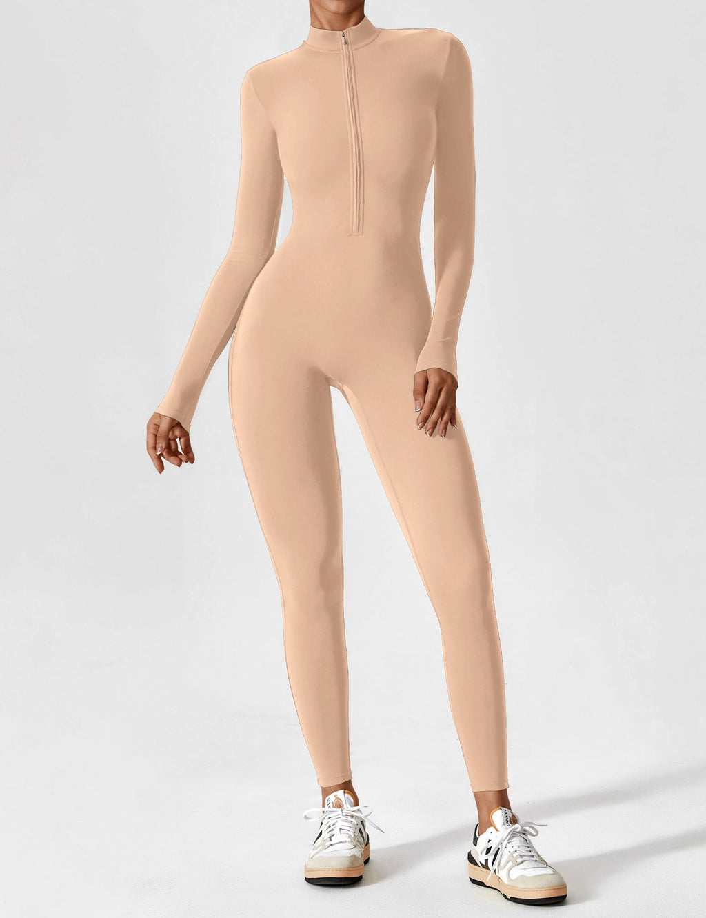 Yeoreo jumpsuit met lange mouwen en rits