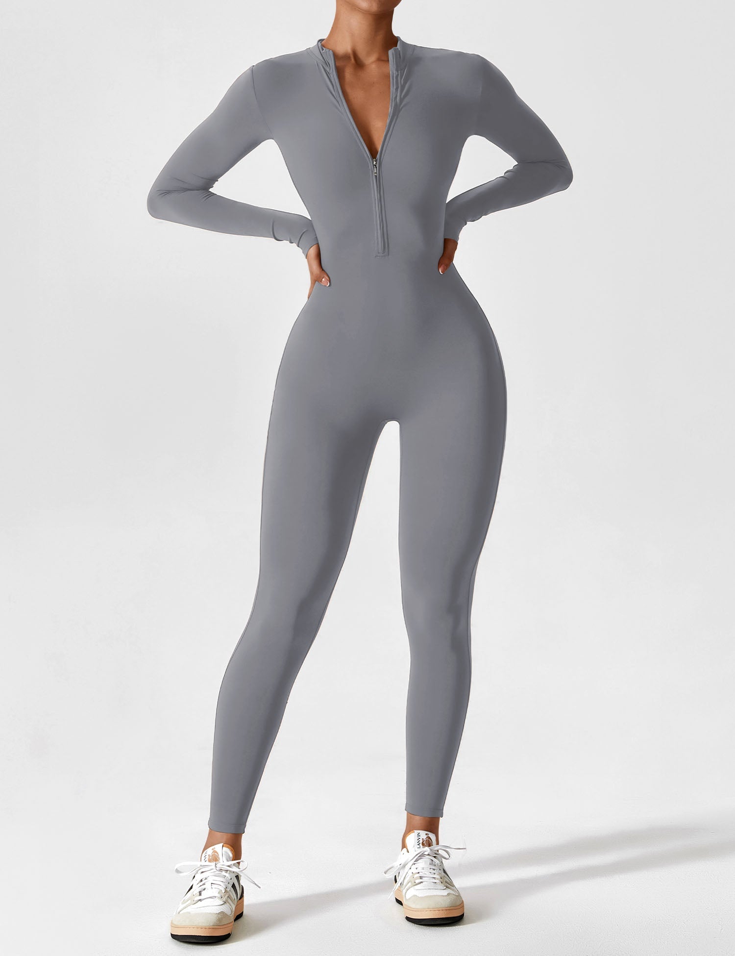 Yeoreo jumpsuit met lange mouwen en rits