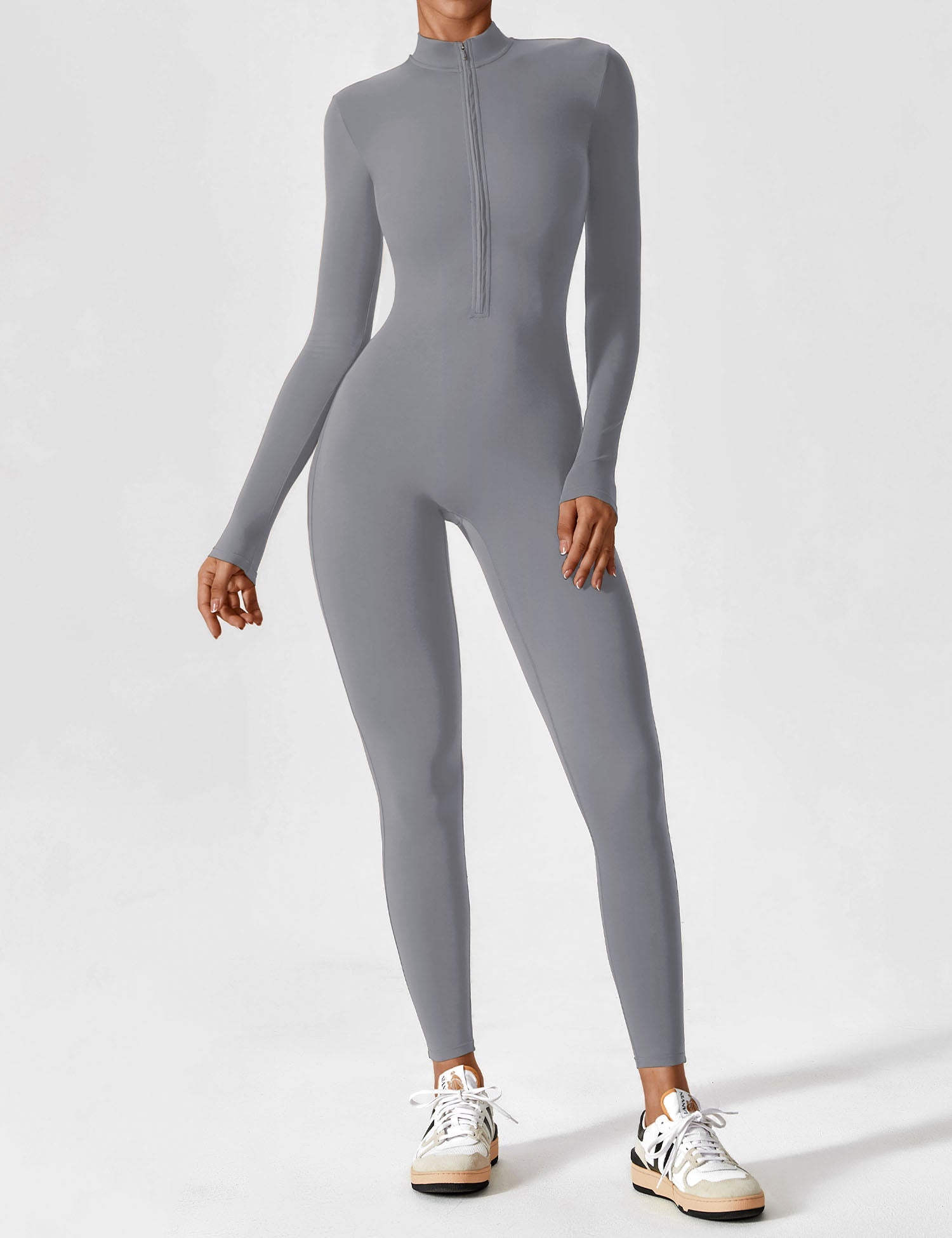 Yeoreo jumpsuit met lange mouwen en rits