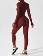Yeoreo jumpsuit met lange mouwen en rits