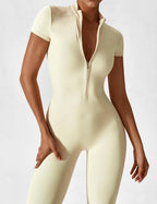 Yeoreo jumpsuit met lange mouwen/korte mouwen en rits