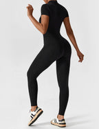 Yeoreo jumpsuit met lange mouwen/korte mouwen en rits