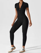 Yeoreo jumpsuit met lange mouwen/korte mouwen en rits